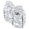 Baltimore Ravens Nike 2024 Salute to Service Club Fleece Pullover Hoodie - Arctic Camo