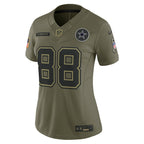 CeeDee Lamb Dallas Cowboys Nike Women's 2025 Salute to Service Limited Jersey - Olive