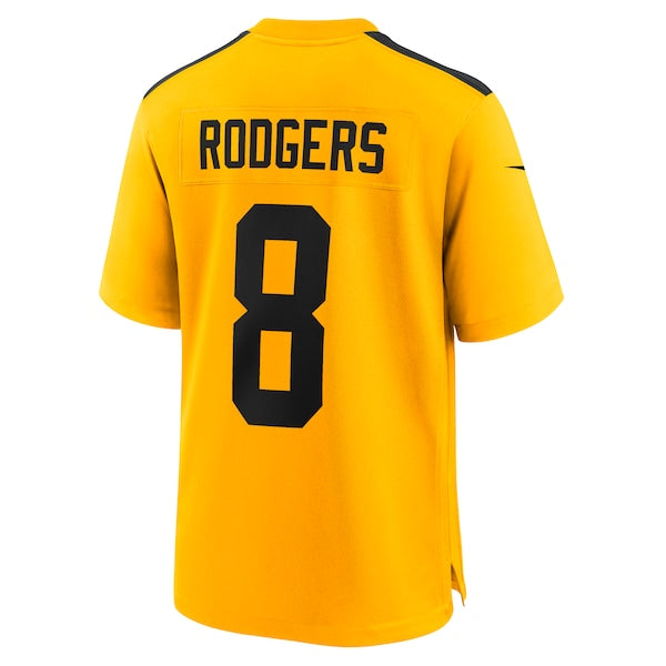 Aaron Rodgers Pittsburgh Steelers Nike Alternate 1933 Throwback Game Jersey - Gold/Black