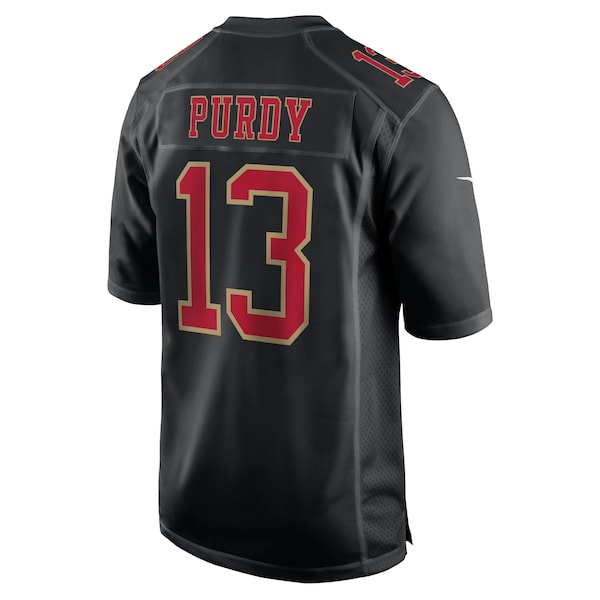 Brock Purdy San Francisco 49ers Nike Super Bowl LVIII Carbon Fashion Game Player Jersey - Black