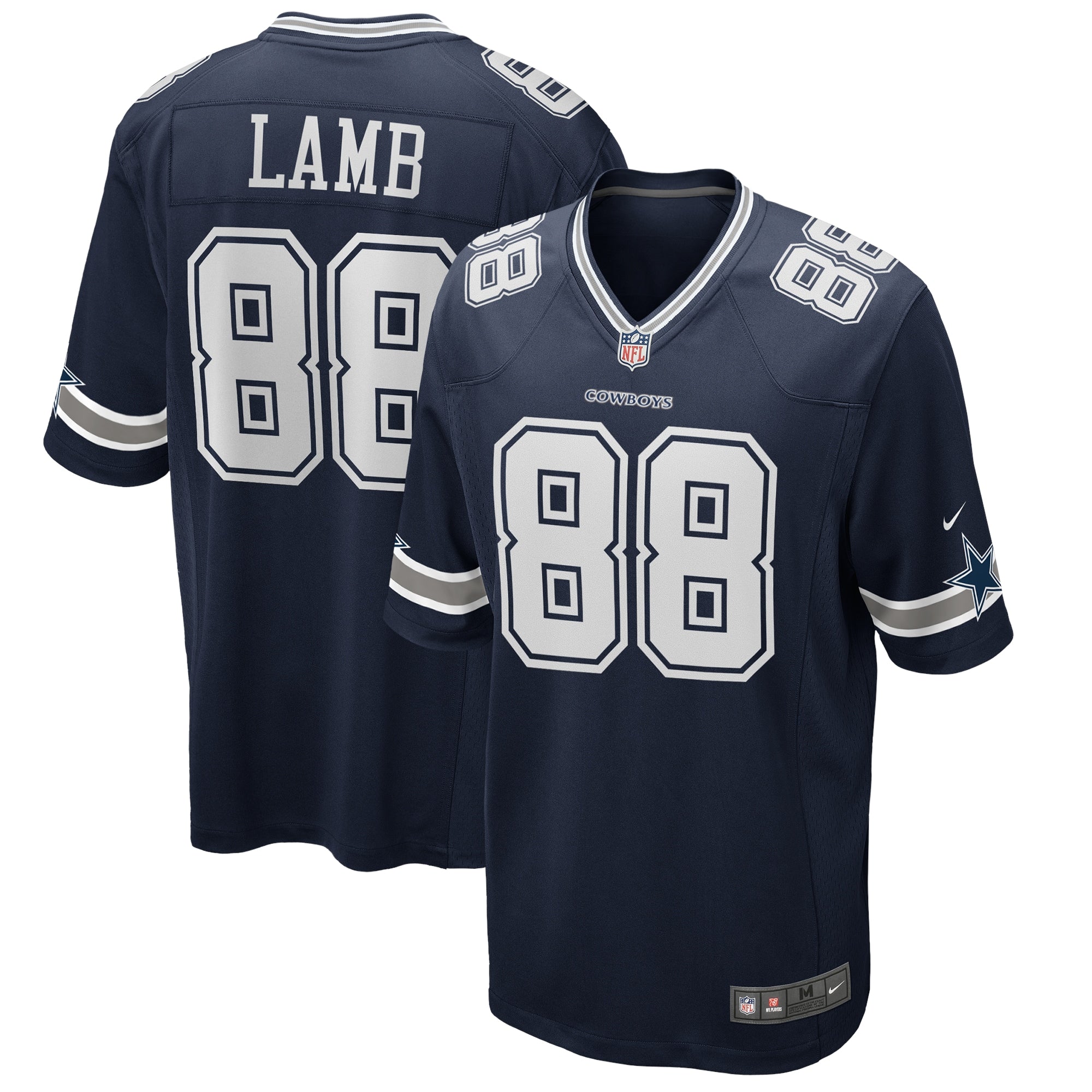 CeeDee Lamb Dallas Cowboys Nike Alternate Game Jersey - White/Navy
