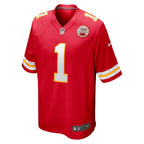 Xavier Worthy Kansas City Chiefs Nike 2024 NFL Draft First Round Pick Player Game Jersey - Red