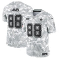 CeeDee Lamb Dallas Cowboys Nike 2024 Salute to Service Limited Jersey - Arctic Camo