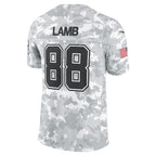CeeDee Lamb Dallas Cowboys Nike 2024 Salute to Service Limited Jersey - Arctic Camo