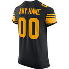 Pittsburgh Steelers Nike Vapor Untouchable Elite Custom Color Rush Jersey - Black