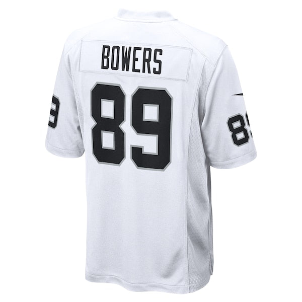 Brock Bowers Las Vegas Raiders Nike Game Jersey -  White
