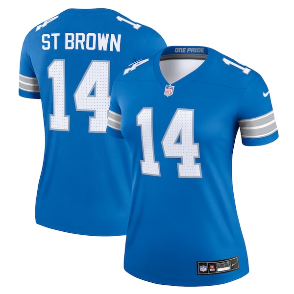 Amon-Ra St. Brown Detroit Lions Nike Women's Legend Jersey - Blue
