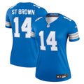 Amon-Ra St. Brown Detroit Lions Nike Women's Legend Jersey - Blue