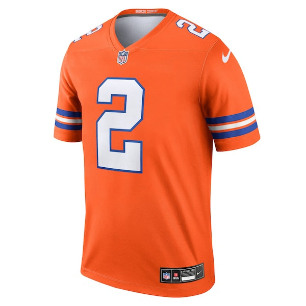 Patrick Surtain II Denver Broncos Nike Mile High Collection 1977 Throwback Player Legend Jersey - Orange