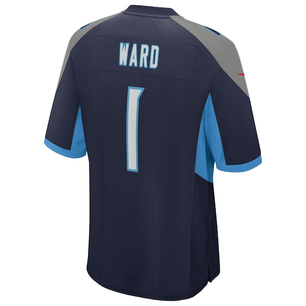 Cameron Ward Tennessee Titans Nike 2025 NFL Draft First Round Pick  Alternate Game Jersey - Navy/White/Light Blue