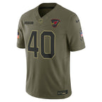 Pat Tillman Arizona Cardinals Nike 2025 Salute to Service Retired Limited Jersey - Olive
