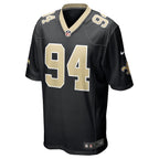 Cameron Jordan New Orleans Saints Nike Team Game Jersey -  Black/White