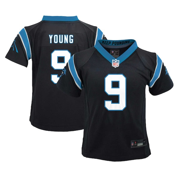 Bryce Young Carolina Panthers Nike Toddler Game Jersey - Black