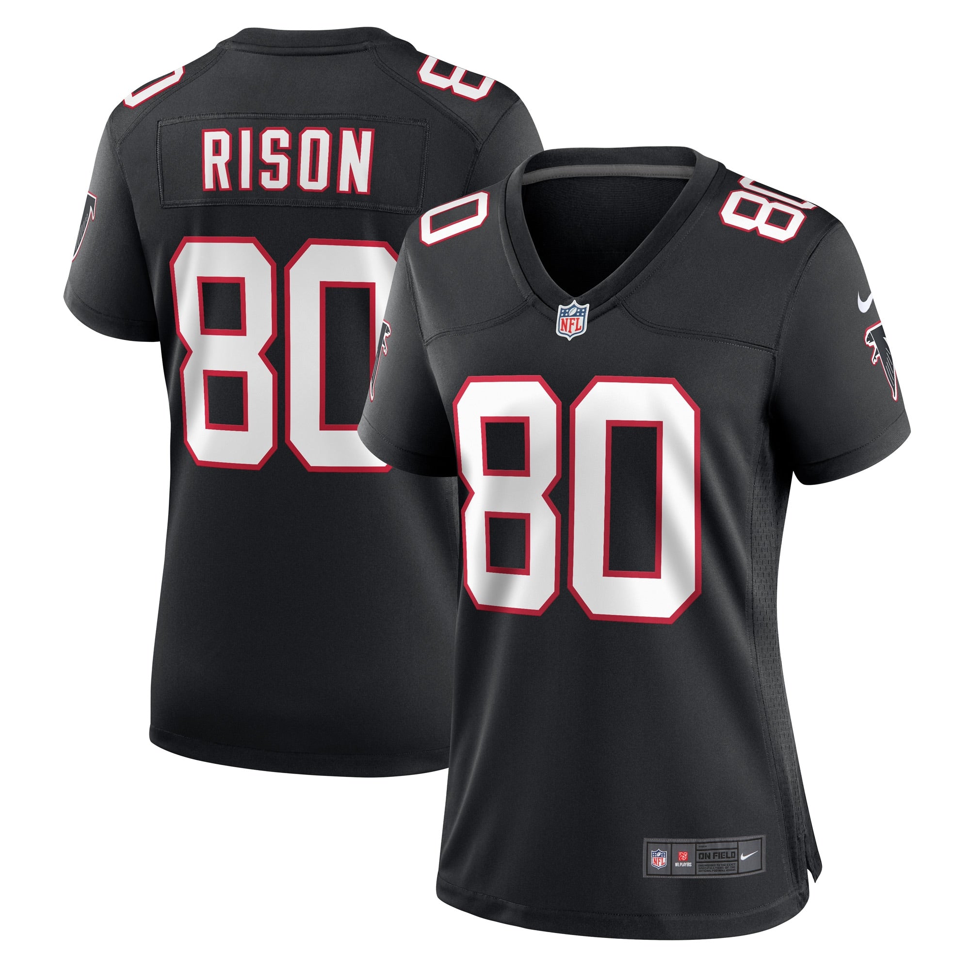 Andre Rison Atlanta Falcons Nike Women's Retired Player Jersey - Red/Black