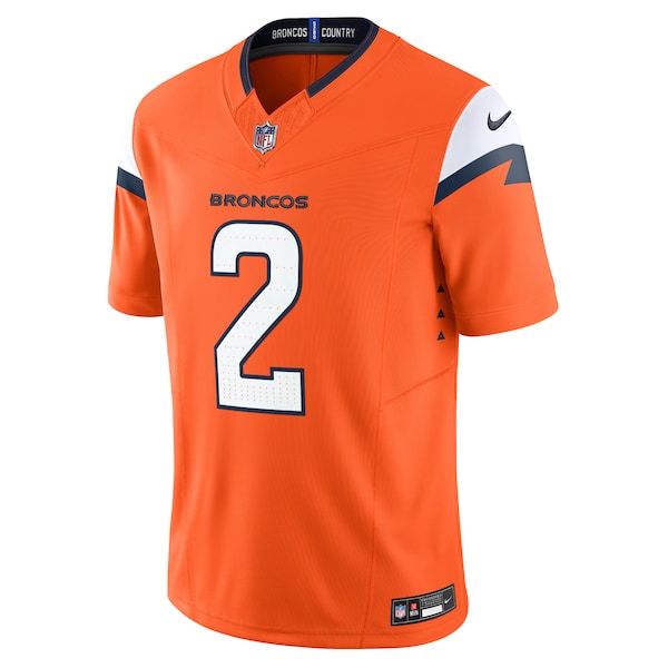 Patrick Surtain II Denver Broncos Nike Vapor F.U.S.E. Limited Jersey - Orange/Navy