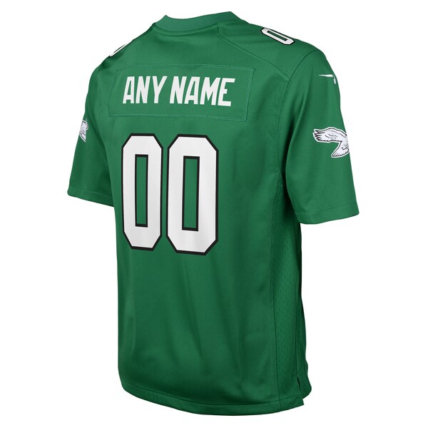 Philadelphia Eagles Nike Youth Alternate Custom Game Jersey - Kelly Green