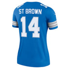 Amon-Ra St. Brown Detroit Lions Nike Women's Legend Jersey - Blue
