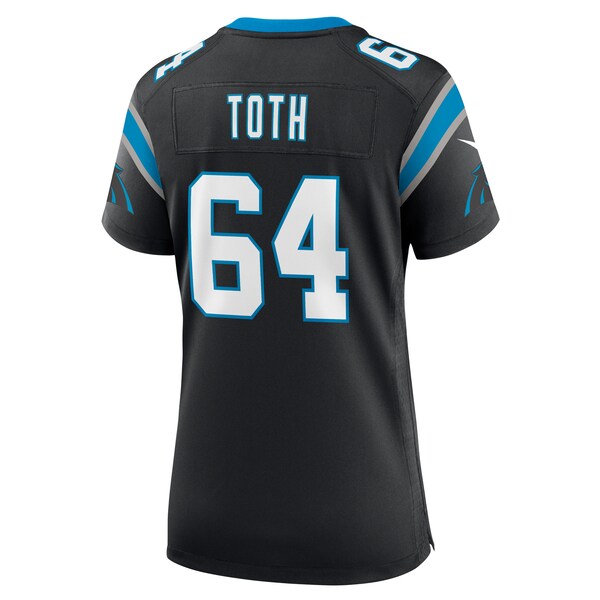 Brett Toth Carolina Panthers Nike Women's  Game Jersey -  Black