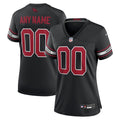 Arizona Cardinals Nike Women's Alternate Custom Game Jersey - Black