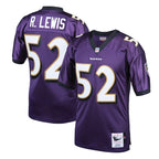 Ray Lewis Baltimore Ravens 2000 Authentic Throwback Retired Player Jersey - Purple