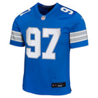 Aidan Hutchinson Detroit Lions Nike Youth Team Player Game Jersey - Blue
