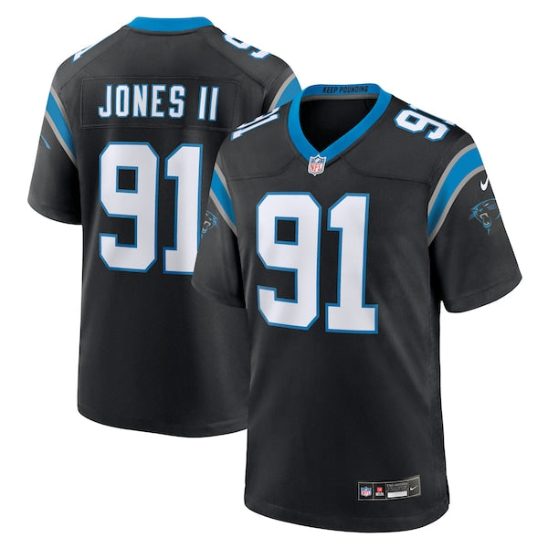 Patrick Jones II Carolina Panthers Nike Team Game Jersey -  Black