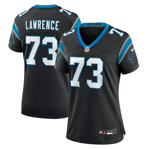 Rashard Lawrence Carolina Panthers Nike Women's  Game Jersey -  Black