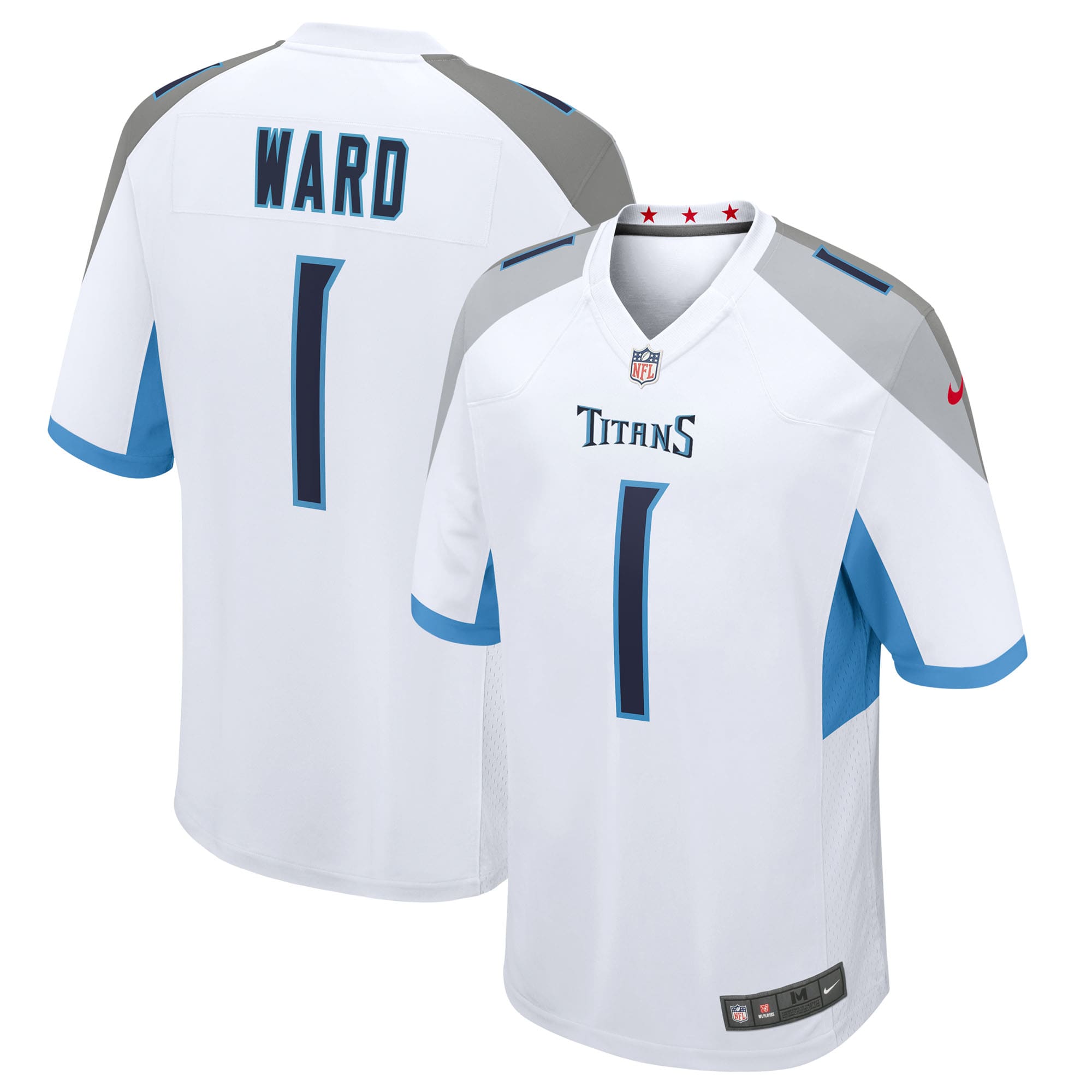 Cameron Ward Tennessee Titans Nike 2025 NFL Draft First Round Pick  Alternate Game Jersey - Navy/White/Light Blue