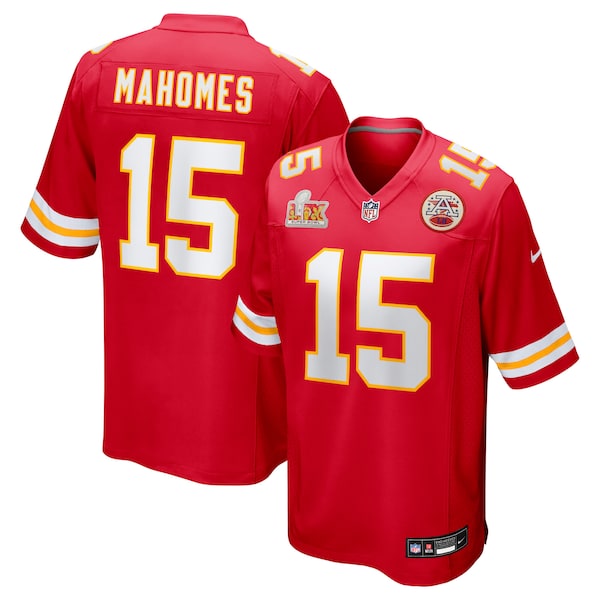 Patrick Mahomes Kansas City Chiefs Nike Super Bowl LIX Game Jersey - Red/White