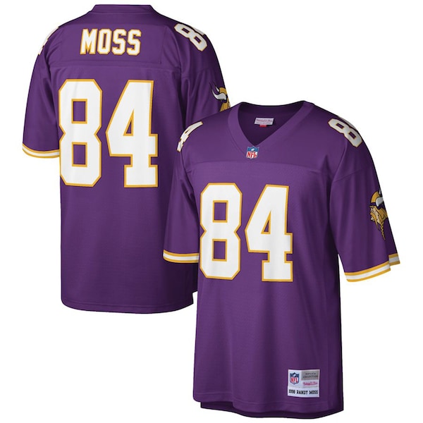 Randy Moss Minnesota Vikings Big & Tall 1998 Retired Player Replica Jersey - Purple/White