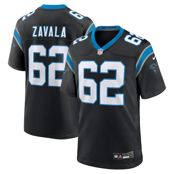 Chandler Zavala Carolina Panthers Nike  Game Jersey -  Black