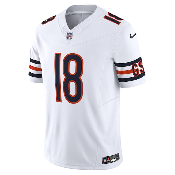 Caleb Williams Chicago Bears Nike Vapor F.U.S.E. Limited Jersey - White/Orange/Navy
