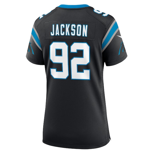 Cam Jackson Carolina Panthers Nike Women's Team Game Jersey -  Black