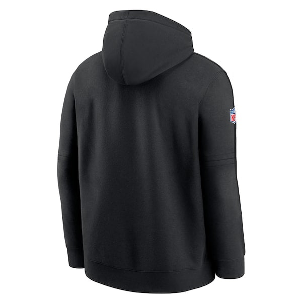 Carolina Panthers Nike 2024 NFL Crucial Catch Club Pullover Hoodie - Black