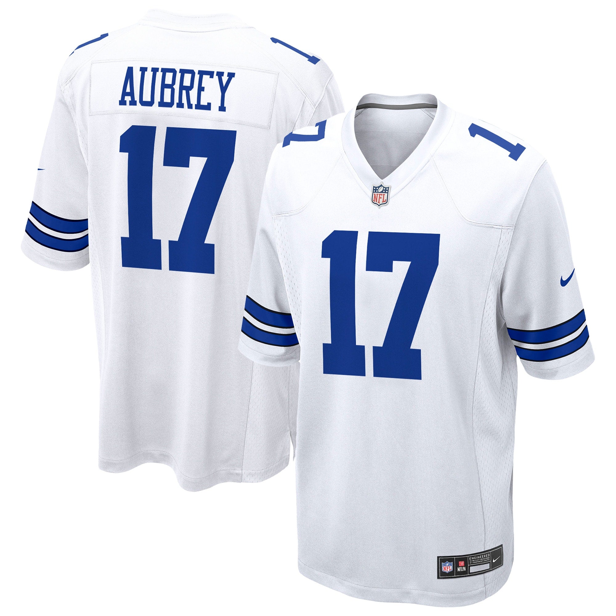 Brandon Aubrey Dallas Cowboys Nike Team Game Jersey - Navy/White
