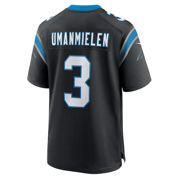 Princely Umanmielen Carolina Panthers Nike Team Game Jersey -  Black