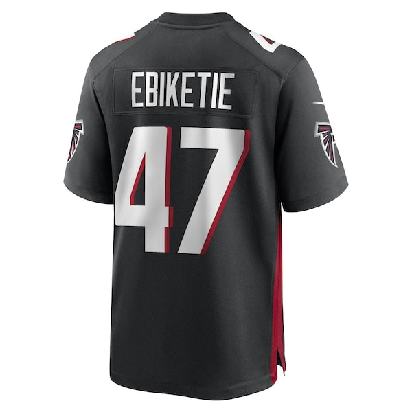 Arnold Ebiketie Atlanta Falcons Nike Game Player Jersey - Black