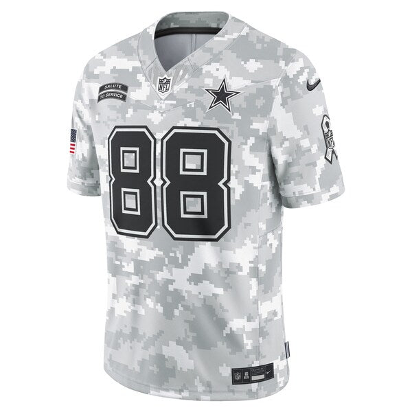 CeeDee Lamb Dallas Cowboys Nike 2024 Salute to Service Limited Jersey - Arctic Camo