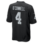 Aidan O'Connell Las Vegas Raiders Nike  Game Jersey -  Black/White