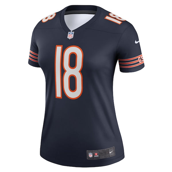 Caleb Williams Chicago Bears Nike Women's Legend Player Performance Top -  Navy/Orange