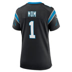 Number 1 Mom Carolina Panthers Nike Women's Game Jersey - Black