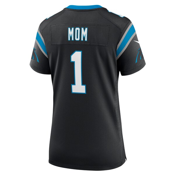 Number 1 Mom Carolina Panthers Nike Women's Game Jersey - Black