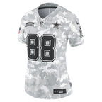 CeeDee Lamb Dallas Cowboys Nike Women's 2024 Salute to Service Limited Jersey - Arctic Camo