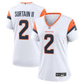 Patrick Surtain II Denver Broncos Nike Women's Game Jersey - White/Navy/Orange