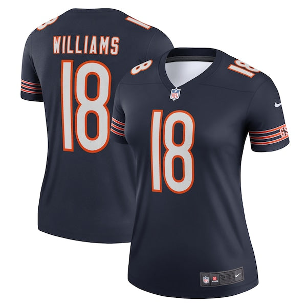 Caleb Williams Chicago Bears Nike Women's Legend Player Performance Top -  Navy/Orange