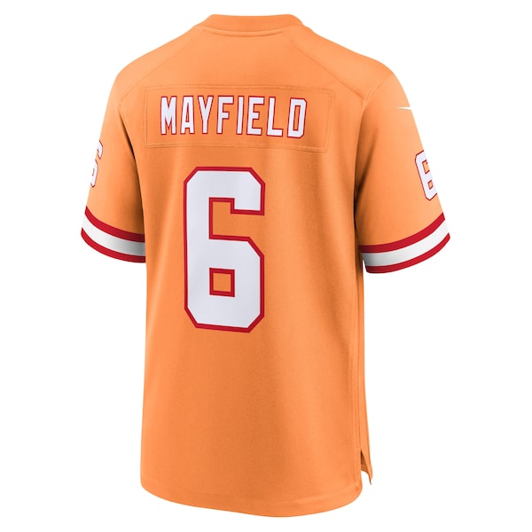 Baker Mayfield  Tampa Bay Buccaneers Nike 50th Season Game Jersey - Creamsicle/Red