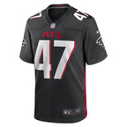 Arnold Ebiketie Atlanta Falcons Nike Game Player Jersey - Black