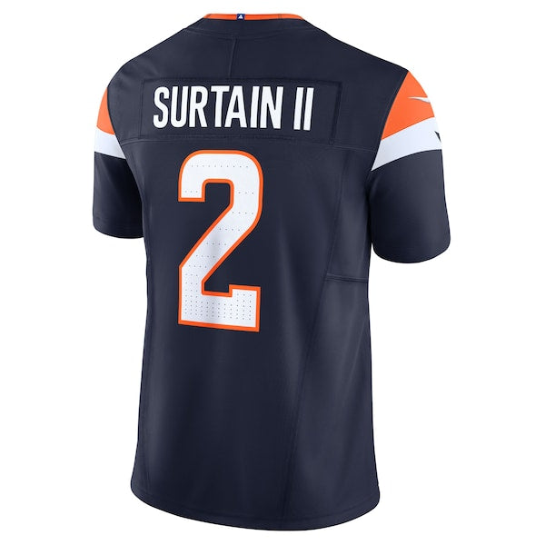 Patrick Surtain II Denver Broncos Nike Alternate Vapor F.U.S.E. Limited Jersey - Navy