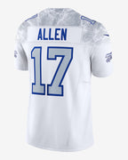 Youth Josh Allen Buffalo Bills Nike 2025 RIVALRIES Vapor F.U.S.E Limited Jersey - White