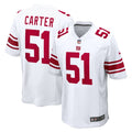 Abdul Carter New York Giants Nike First Round Pick Game Jersey - White/Red/Royal
